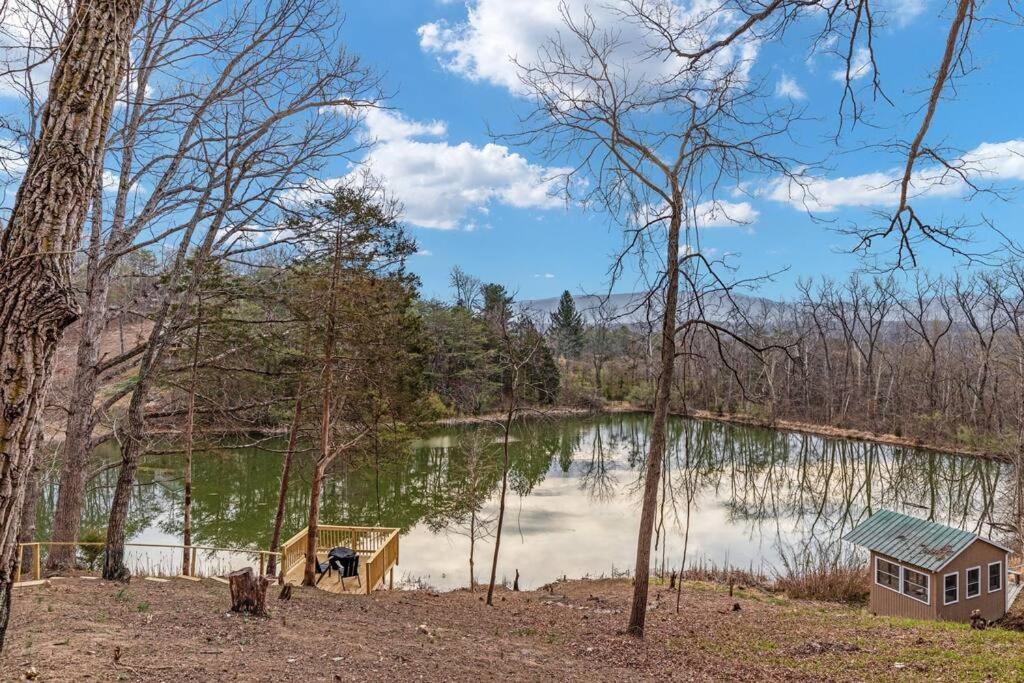 Lazy Lake 3Br Cabin W/ Mtn Views + Hot Tub +Wi-Fi Luray Kültér fotó