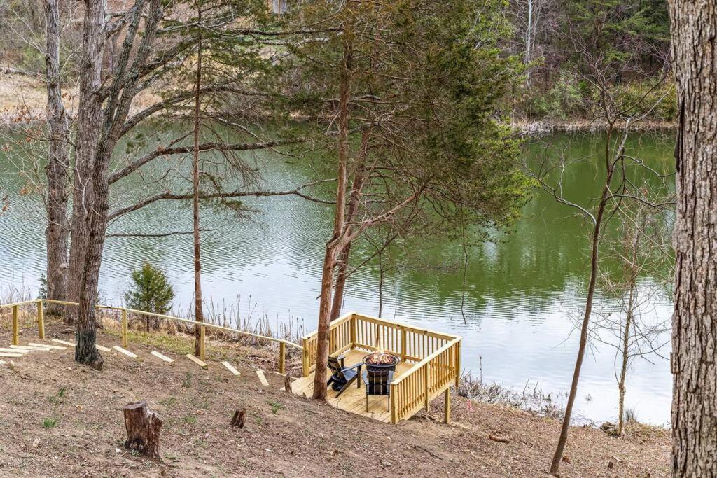 Lazy Lake 3Br Cabin W/ Mtn Views + Hot Tub +Wi-Fi Luray Kültér fotó